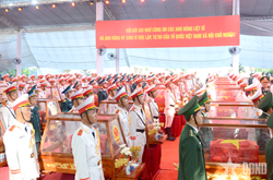 Reburial Ceremony Held for 731 Martyrs found at Le Thi Rieng Park